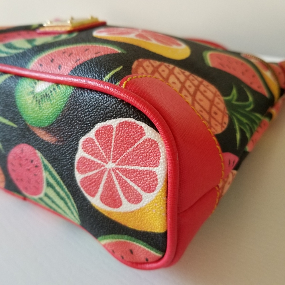Dooney & Bourke Ambrosia Crossbody Bag Watermelon Grapefruit Pineapple - Picture 8 of 13